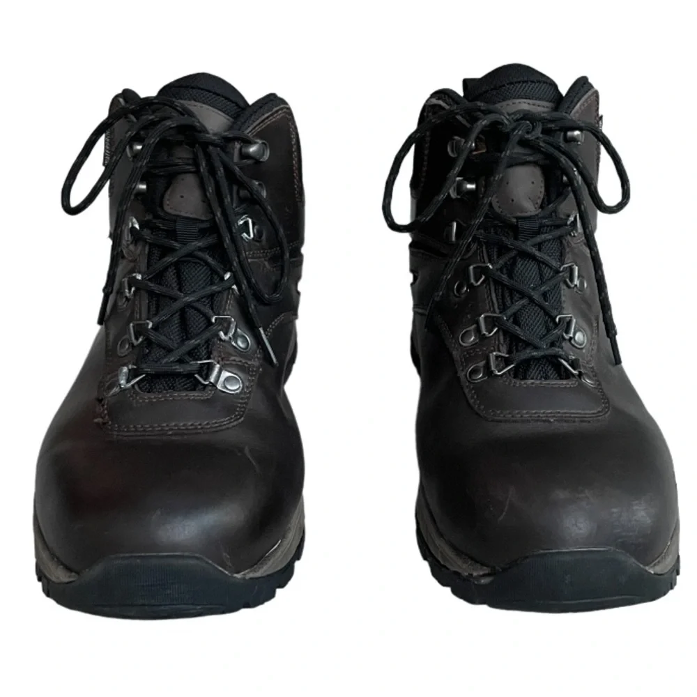 New Eddie Bauer Waterproof Leather Hiking Boots Everett Lace Up Winter Boots